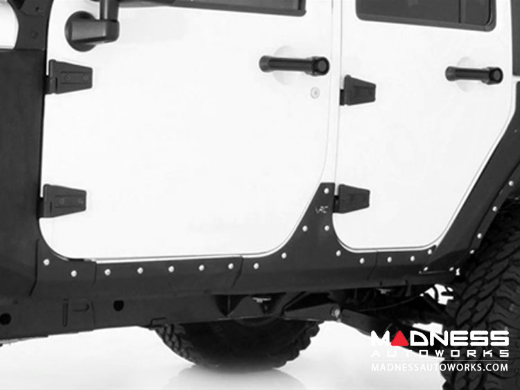 Jeep Wrangler JK XRC Body Cladding by Smittybilt - Black Textured - 4 Door